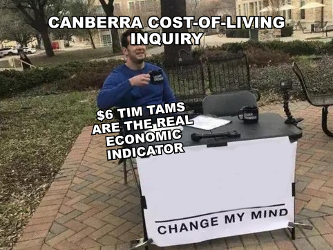The Farmer's Digest #010 Tim Tams cost-of-living meme