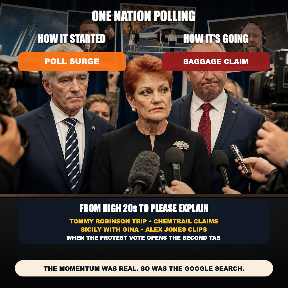 The Farmer's Digest #011 One Nation polling meme