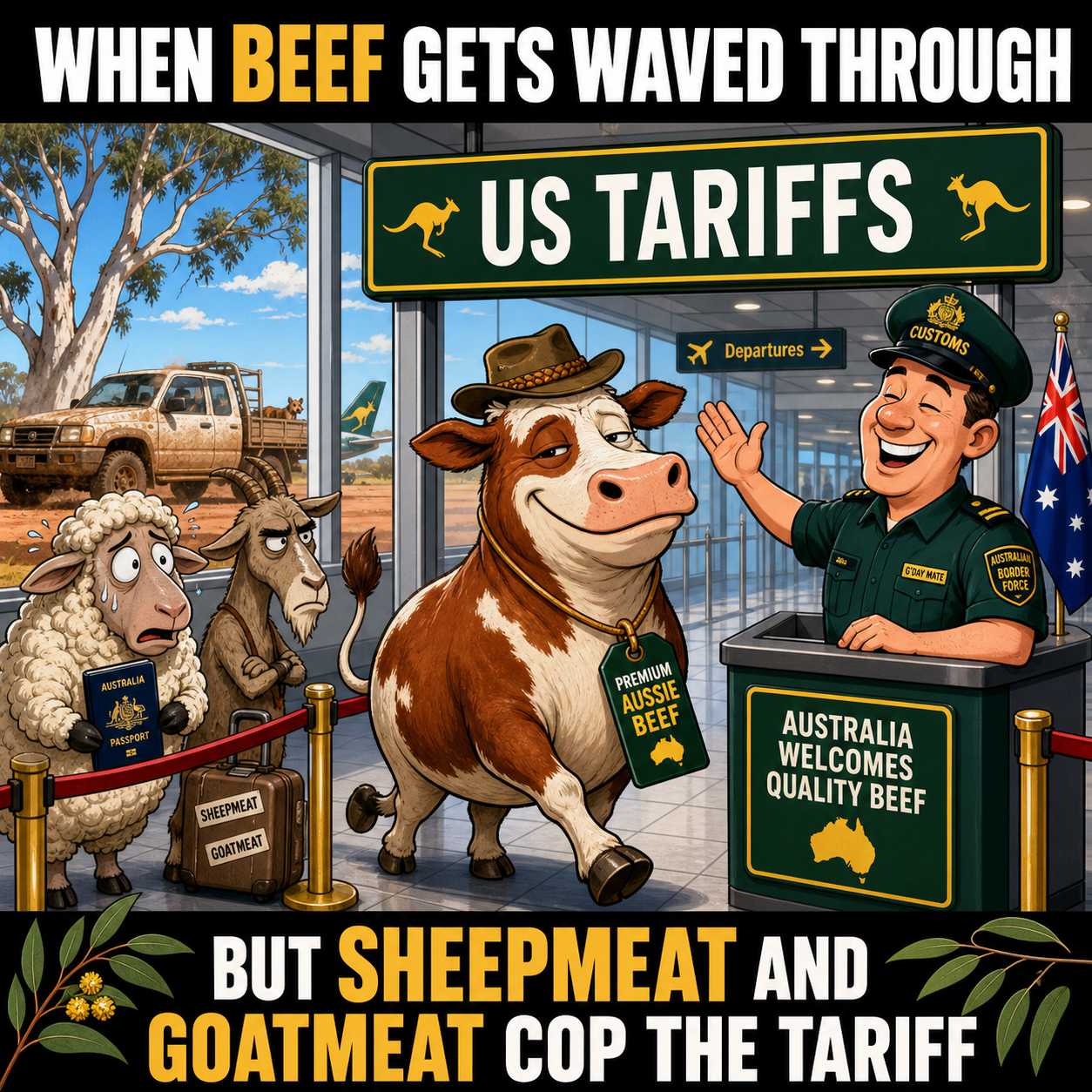 The Farmer's Digest #012 US tariffs farming meme